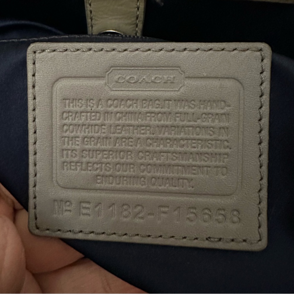 Coach Olive Green Patent Leather Tote - Picture 16 of 16